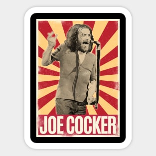 Retro Vintage Joe Cocker Sticker